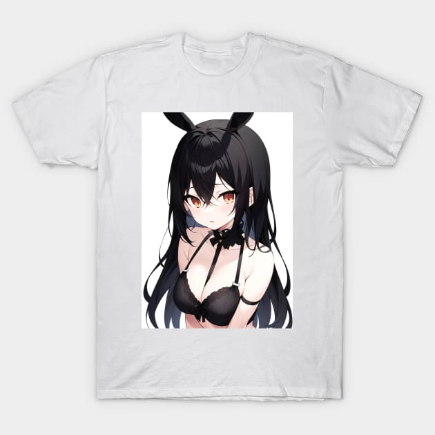 Gothic bunny girl T-Shirt by DeathAnarchy